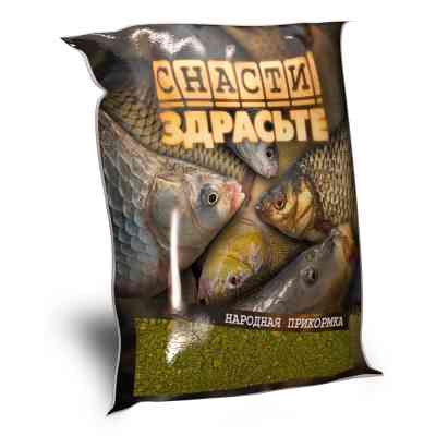 Прикормка «СНАСТИ ЗДРАСЬТЕ!» (НАРОДНАЯ) Убийца карася (Чеснок)