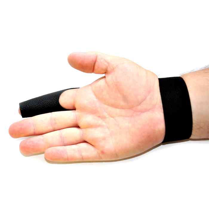 Напальчник для рыбалки MINENKO TEAM (кожа чёрная) L