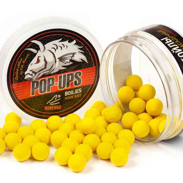 Бойлы плавающие MINENKO HONEY (Fluo) Pop-Up 14мм