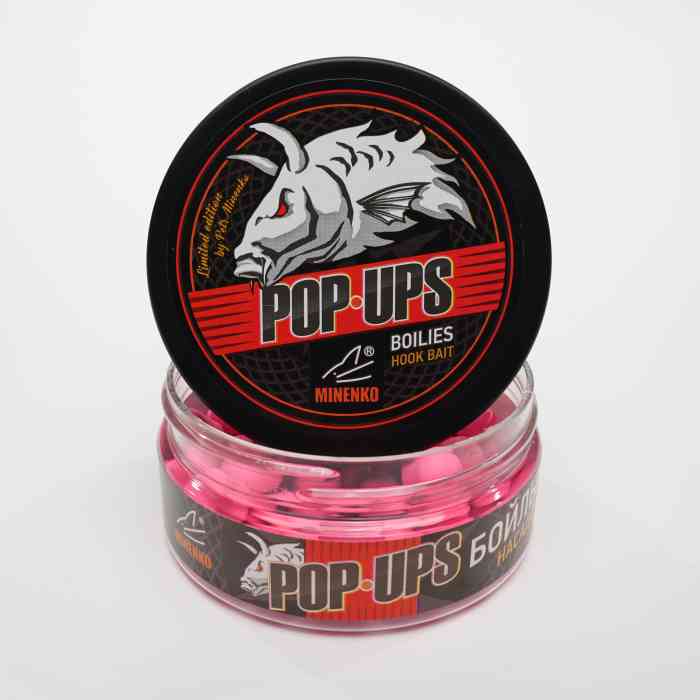 Насадочные бойлы MINENKO POP-UP  DUMBELLS pink TIGER NUT 11х14 мм