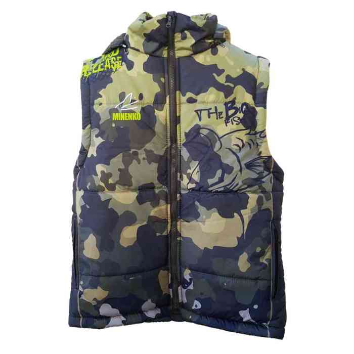 Безрукавка MINENKO CA/RP Green Camou именная M (48-50)